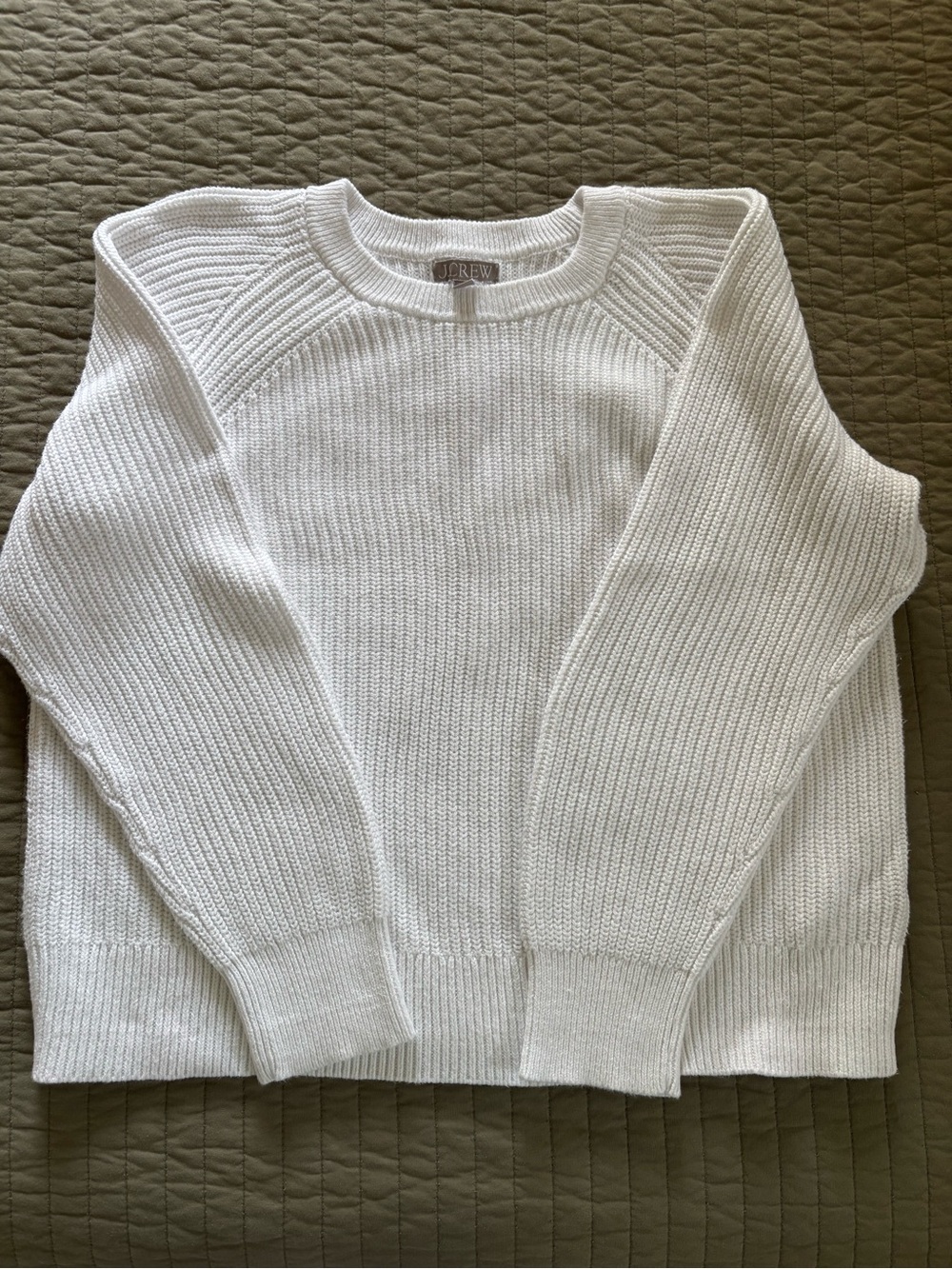 J. Crew Ribbed Crewneck Sweater